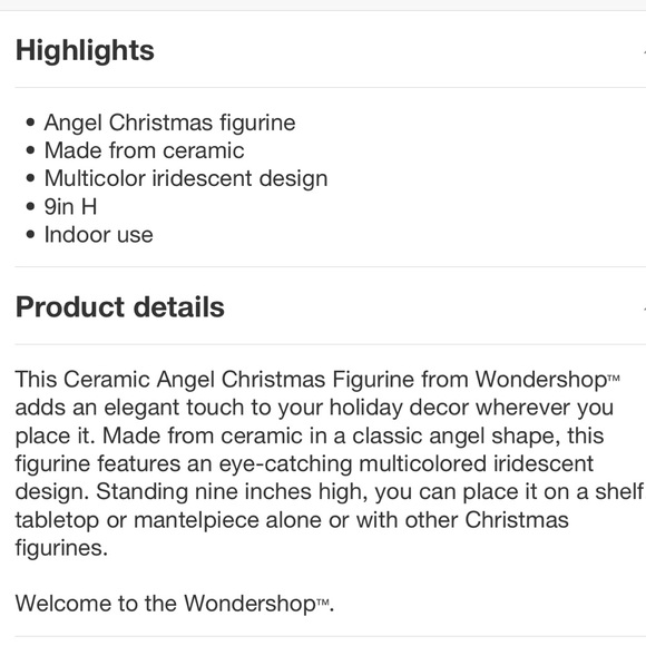 Target Wondershop Iridescent Angel - Picture 11 of 14